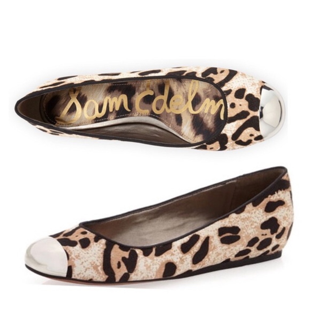 Sam Edelman Jordie Leopard Print Flats 🔥